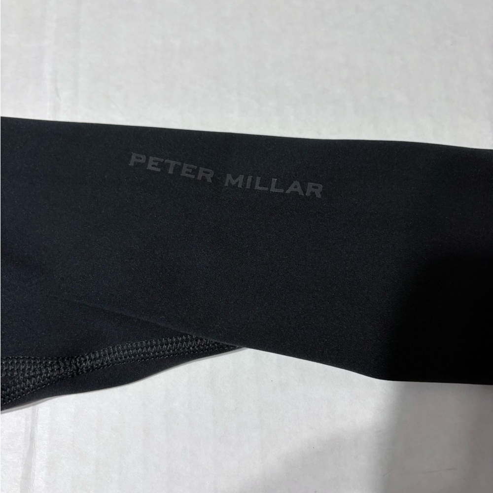 Peter Millar Nova Woman’s Performance Soft Black Leggings. Side Pocket Small - Picture 6 of 11